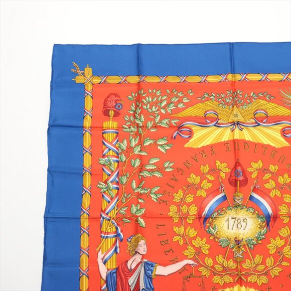 SOLD OUT ❌Hermès Carré 90 LIBERTE EGALITE FRATERNITE REPUBLIQUE FRANCAISE 178 - Picture 2 of 7